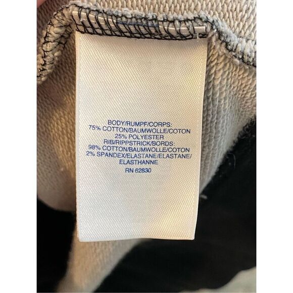 Lands’ End Serious Sweats Black/White Plaid Pullover Sweater Women’s Size M 10-1 - Picture 2 of 8